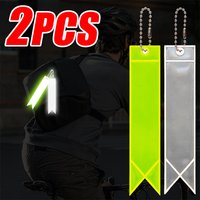 AliExpress NONE High Visibility Reflective Tag for School Bag Backpack Bike Keychain Safety Warning Pendant PVC Night Running Walking Reflector