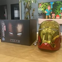 Nouveau Masque Iron Man 2026 1:1, Casque de personnage d'anime électrique portable avec commande vocale, Modèle pour adulte, Jouet, Cadeau d'anniversaire
