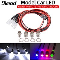 9IMOD RC LED Light Kits for 1/18 1/12 1/10 1/8 1/5 Traxxas HSP SCX10 D90 HPI Redcat RC4WD Tamiya Axial Lights Set RC Car Lamp