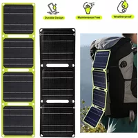 21W 40W ETFE Folding Solar Panel for Mobile Phone Camping Travel Outdoor USB Fast Battery Charging Bag 5V 9V 12V Solars Plate