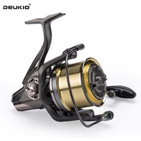 DEUKIO Long Shoot Spinning Fishing Reels 4.8:1 6+1BB 16KG Drag Saltwater Freshwater Carp Fishing Reel 8000 10000 12000 14000
