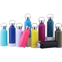 American Style Large Mouth Hand-held Thermos Stainless Steel Sports Kettle Outdoor Cycling Portable Mountaineering Space Kettle