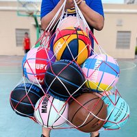 Outdoor Sporting Soccer Net Holds 10 Balls Basketball Storage Bag Sports Ball Mesh Net for Basketball Football Soccer Volleyball