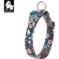 Truelove Floral Pet Collar Best Padded Comfort Cushion Camouflage Small Medium and Large Dogs and Pets Running Outdoors TLC5273