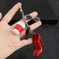 NEW The Devil Wears P2 Keychain Movie Merchandise Iconic Movie Elements Bag Charm for Fans Hanging Decoration