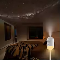 Mini Galaxy Star Projector Two In OneNight Light Home Background AtmosphereLight Bedroom Car Decoration Children'sGift
