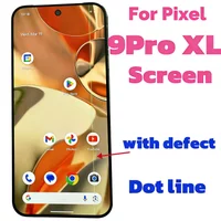 Original OLED Screen for Google Pixel 9 Pro XL | 120Hz Refresh Rate Display Replacement with Line Dot defects
