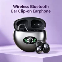 Wireless Bluetooth Earphones High Sound for Phone Earbuds Clip-on Q71 Headphone Led Display Headphones Music Sports Headset