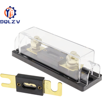 Car Auto Fuse Holder Bolt-on Fuse Automotive Audio Fuse Holders Fusible Link with 40 50 80 100 125 150 250 300 400A Amp