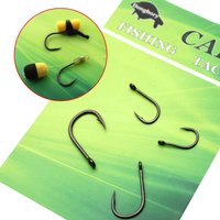 10pcs 2/4/6/8 Zig Floater Hook Needle-Sharp Point Micro Barbed High Carbon Steel PTFE Coating Carp Accessories Equipment