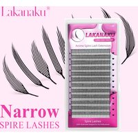 Narrow Spire Lashes Technological Fibers Anime Spikes Eyelashes Manga Lash Comic Eyelash Extensions