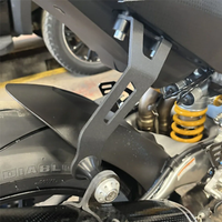 Suitable for Aprilia RSV4, RSV4 Tuono V4 2021-2023 motorcycle exhaust suspension bracket black accessory exhaust pipe support