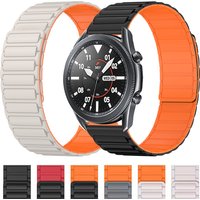 Magnetic Silicone Band For Samsung Watch Galaxy 7 6 5 4 44mm 40mm 4/6 Classic 43 47mm 42 46mm 5Pro 45mm Wristband 20/22mm Strap