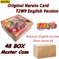 KAYOU Original Wholesale Naruto T2W9 Overseas English Version Silver Series 02 Master Case 48 Boxes Anime Collectible Gift