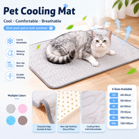 Dog Mat Cooling Summer Pad Mat For Dogs Cat Blanket Sofa Breathable Pet Dog Bed Summer Washable For Small Medium Large Dogs Mats