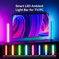 RGB USB LED Light Bar Color Changing TV Backlight Remote Symphony Atmosphere Light Strips Music Rhythm Ambient Pickup Lamp Decor