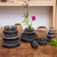 Japanese Flower Arrangement Pin Needle Ikebana Kenzan Flower Frog Art Plant Pot Base Holder Flower Art Tool Home Decor NEW