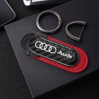 Fashion Luxury Metal Man Women Keyring Chain Buckle For Audi A3 A4 A5 A6 A7 Q2 Q5 Q7 Q3 TT S Line 4K A8 E-tron Q5 Q8 C8 D5 SQ8