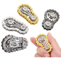 AliExpress Chain Tooth Mechanical Flywheel Fidget Spinner Antistress Anxiety Metal Bike Chains Spinner EDC Toys for Children Adult Hand Toy