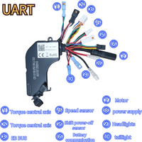 Moteur central Bafang M400 G330, contrôleur de moteur 36V48V250W 350W, version UART