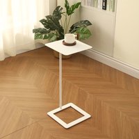 Minimalist Side Table Living Room Small Sofa Portable Bedside Compact Bedroom Nightstand Mobile Accent Space-Saving Shelf Modern