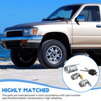 Car Front Left Right Door Lock Cylinder Ignition Switch Lock Cylinder With Keys 69052-35150 For Toyota 4Runner 1998-2002