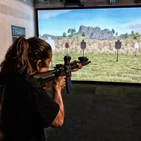60fps Sensor High Persicion Virtual Shooting Simulator AR Interactive Wall Projection Games with 6 Themes by Toy Gun