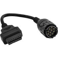 10Pin OBD2 Diagnostic Cable For GS911/OBDLink/MotoScan/ICOM-D K DCAN 10Pin to OBDII Adapter For C/F/G/K/R/S Series Motorcycle
