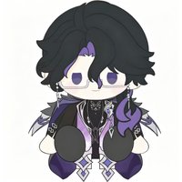 Genshin Impact Pantalone 40cm Anime Game Cosplay Plushie Cotton Sitting Posture Plush Stuffed Body Clothes Sets Pillow Mascot
