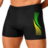 Swimming Trunks with Fashion Prints Men Quick Dry Beach Boxer Shorts with Drawstring Boy Swimwear Underpants
