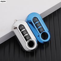 TPU Car Flip Key Case Cover For FIAT 500 Ducato Panda 500L Punto Lancia Musa For Citroen Jumper For Peugeot Boxer Accessories