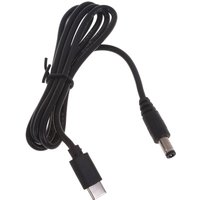 Male Type-C to DC5521 Power Cable Cord, USB C to 5.5x2.1mm Male Power Supply Wire Barrels Connector Line