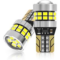 2Pcs Canbus 194 501 T10 W5W LED Bulb No Error 5W5 W5W 30SMD 2016 Chip Car Interior Lamp Instrument Lights Pure White 2V 24V