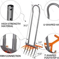 Cultivator tiller Manual tiller with 9 excavations and crushing soil