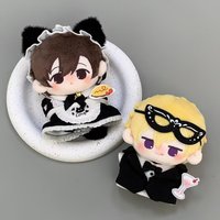 Cat Little Maid 10cm doll clothes cotton doll cute princess dress replacement normal body labubu wearable