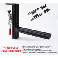 Flight Simulator Joystick THROTTLE Desktop Mounting Bracket For Thrustmaster T16000M TCA A10C VKB NXT EVO SCG WINWING Ursa Minor