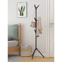 Clothes and Hats Rack Tree Branch Shape Hooks Mobile and Convenient Coat Rack for Home Living Room Hangers Clothes Rack Stand