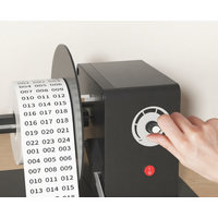 Machine à rembobiner les étiquettes, rembobineur automatique de rouleaux d'autocollants pour papier d'imprimante, étiquettes thermiques, équipement de tri pour étiquettes lavables