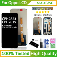 6.75" IPS LCD For Oppo A6X A6x 4G 5G LCD Display Touch Screen Digitizer Assembly CPH2819 CPH2823 Replacement