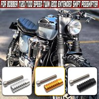 New Motorcycle Extended Shift PegShifter Peg For Bobber T100 T120 Speed Twin 1200 Street Twin900 Shift Gear Lever Foot Pegs Rest