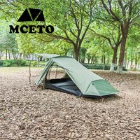 2 People Camping Tent Ultra Light Hiking Backpack Tent Dual Layer Waterproof Outdoor Travel Tunnel Tent Portable Trekking Tent