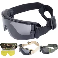 Tactical Glasses CS Airsoft Glasses Paintball Shooting Eyewear Windproof Hunting Sports Goggles Anti-UV Protection Glasses