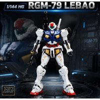 1/144 HG RGM-79 LEBAO Sayla White Light Type Assembly Model Kit Anime Mecha Robot Figure Collectible Desktop Display Decoration