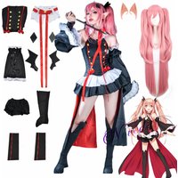 Seraph Of The End Krul Tepes Cosplay Costume Uniform Wig Anime Owari no Seraph Vampire Witch Cosplay Halloween Costume For Women