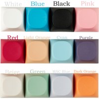 20 pcs MA Profile Blank 1u Black Pink White Green Red Gray Blue Keycaps