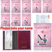 Custom Name Passport Holder Travel Accessories Passport Cover Personality Custom Synthetic Leather Passport Covers Storage Cases