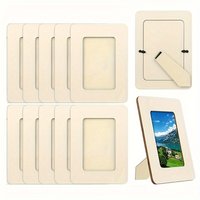 5pcs Wooden Picture Frames, DIY Handmade Contemporary Style, Tabletop Display, Perfect for Family Memories and Home Decor