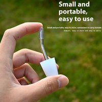Stainless Steel Kettle Extension Nozzle Extended Mouth Silicone Drip Coffee Pot Nozzle for Outdoor Hiking And Backpacking