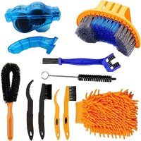AliExpress NONE 10PC Bicycle Cleaning Kit Chain Cleaner Cycling Mountain Bike Off-Road Dustproof Brush Tool for Bike Maintenance
