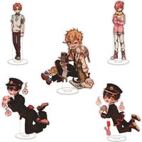 16CM Anime Toilet bound Hanako kun Minamoto Kou Akane Aoi Nanamine Sakura Cos Acrylic Figure Stand Ornaments Chirstmas Gifts